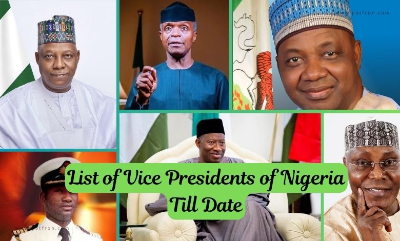 Vice Presidents of Nigeria